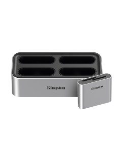Kingston Technology Dock station per flusso di lavoro USB-C 3.2 Gen2 con lettore di schede SD UHS-II a doppio slot