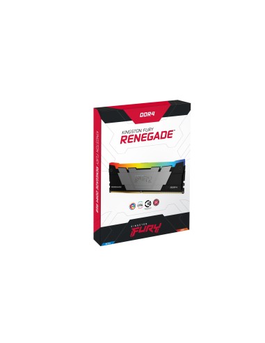 Kingston Technology FURY 64GB 3600MT s DDR4 CL16 DIMM (Kit da 4) 1Gx8 Renegade RGB