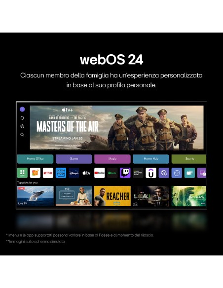 LG QNED 75'' Serie QNED86 50QNED86T6A, TV 4K, 4 HDMI, SMART TV 2024