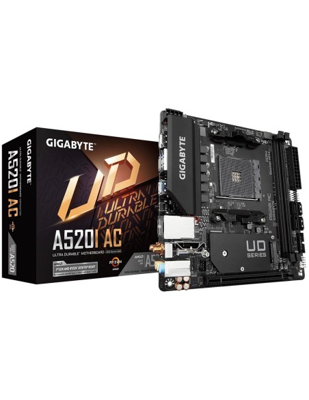 Gigabyte A520I AC scheda madre AMD A520 Socket AM4 mini ITX
