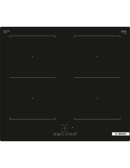 Bosch Serie 4 PVQ611BB6E Piano cottura a induzione 60 cm Nero, senza profili