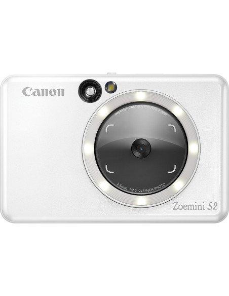 Canon Fotocamera istantanea a colori Zoemini S2, bianco perla