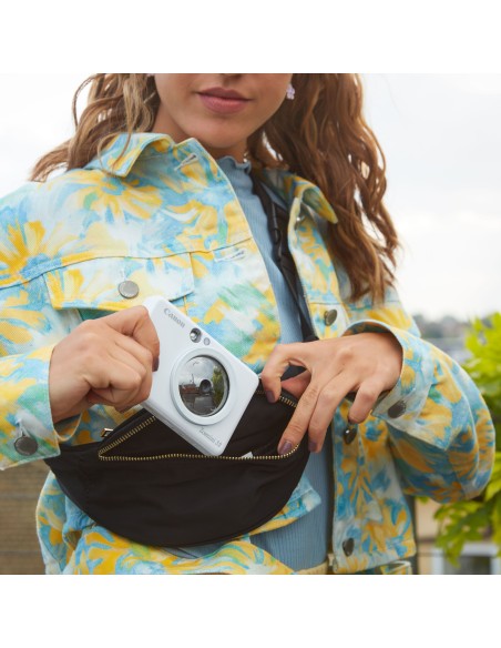 Canon Fotocamera istantanea a colori Zoemini S2, bianco perla