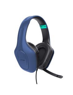 Trust GXT 415B Zirox Auricolare Cablato A Padiglione Giocare Blu 2