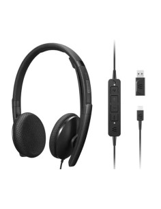 Lenovo 4XD1M45626 cuffia e auricolare Cablato A Padiglione USB tipo-C Nero