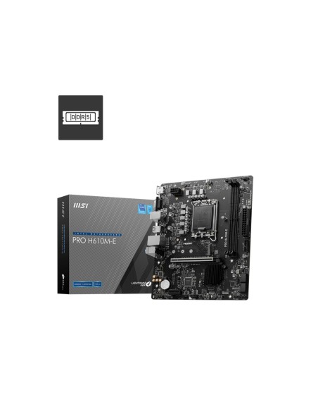 MSI PRO H610M-E scheda madre Intel H610 LGA 1700 micro ATX