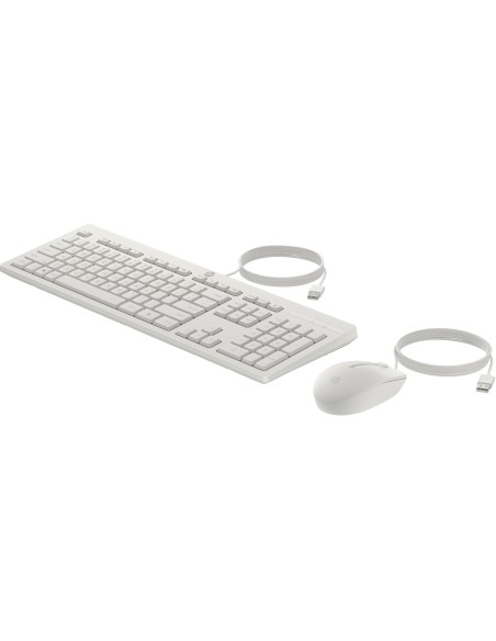 HP 225 Wired Mouse and Keyboard Combo White