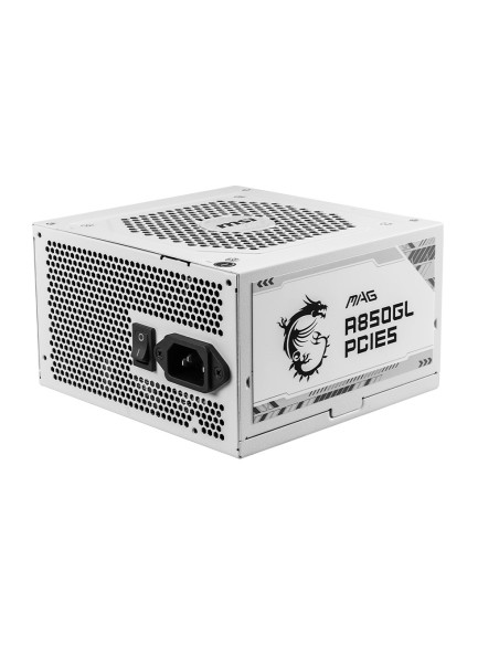 MSI MAG A850GL PCIE5 WHITE alimentatore per computer 850 W 20+4 pin ATX ATX Bianco
