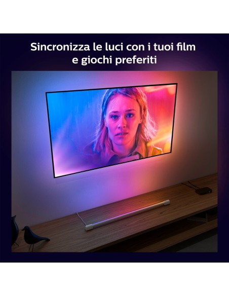 Philips Hue White and Color ambiance Hue White and Color AmbianceGradient Play gradient light tube Compact Bianca