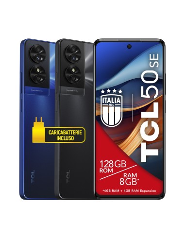 TCL 50 SE 17,2 cm (6.78") Doppia SIM Android 14 4G USB tipo-C 4 GB 128 GB 5010 mAh Grigio
