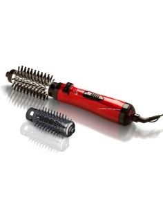 GA.MA A21.808 messa in piega Spazzola ad aria calda Caldo Nero, Rosso 1000 W 2,4 m 2
