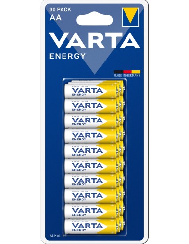 Varta ENERGY AA Blister 30 Batteria monouso Stilo AA Alcalino