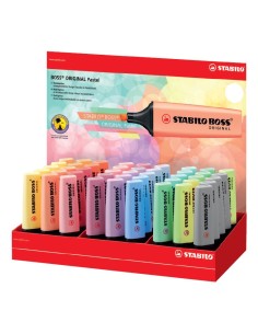 STABILO BOSS ORIGINAL Pastel evidenziatore 45 pz Punta smussata Multicolore