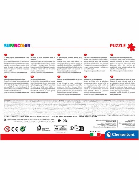 Clementoni Supercolor 27163 puzzle Puzzle con formine 104 pz Altro