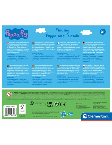 Clementoni Peppa Pig Finding Peppa and Friends Gioco da tavolo Viaggio avventura