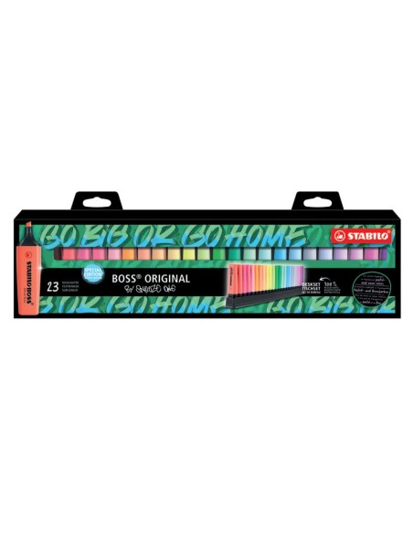 STABILO BOSS ORIGINAL evidenziatore 23 pz Punta smussata Multicolore