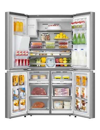 Hisense RQ760N4ASE frigorifero side-by-side Libera installazione 585 L G Argento