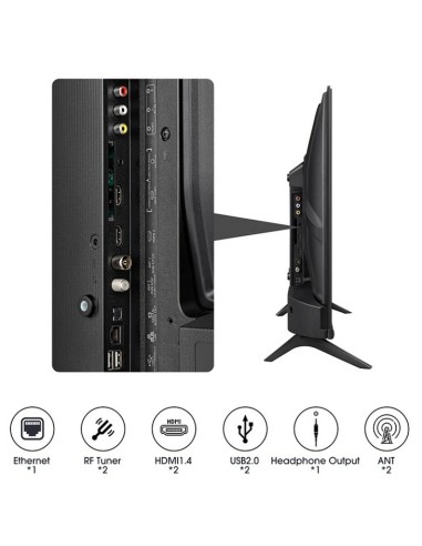 Hisense 32A49K TV 81,3 cm (32") HD Smart TV Wi-Fi Nero 200 cd m²