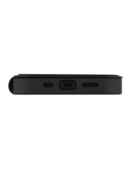 dbramante1928 Helsinki MagSafe custodia per cellulare 15,5 cm (6.1") Custodia a libro Nero, Trasparente