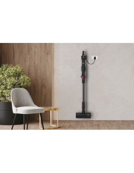 Hoover HF201H, Aspirapolvere senza fili Ultraleggero, Tecnologia di compattazione polvere per aumentare la potenza, Magenta