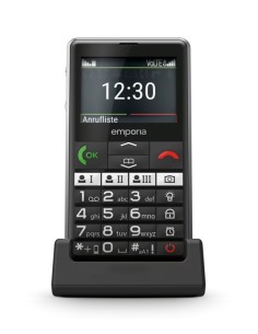 Emporia PURE-LTE 5,87 cm (2.31") 107 g Nero Telefono per anziani