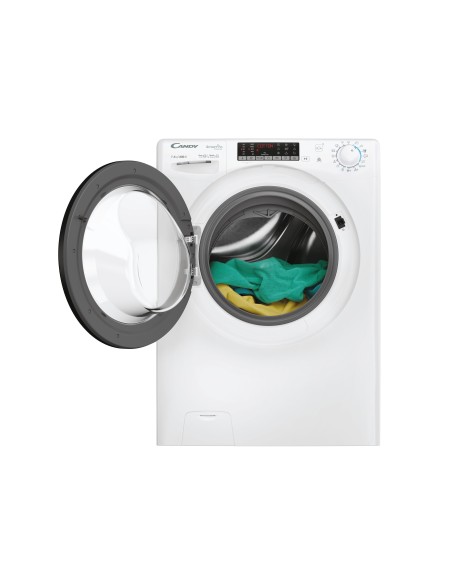 Candy CSOW 4746TWMB6-S lavasciuga Libera installazione Caricamento frontale Bianco E