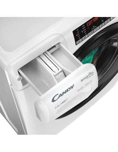 Candy CSOW 4746TWMB6-S lavasciuga Libera installazione Caricamento frontale Bianco E