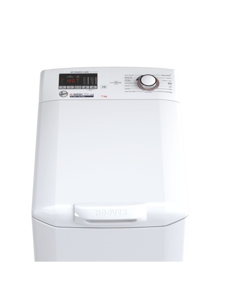 Hoover H-WASH 300 LITE H3T 272D3 1-11 lavatrice Caricamento dall'alto 7 kg 1200 Giri min Bianco