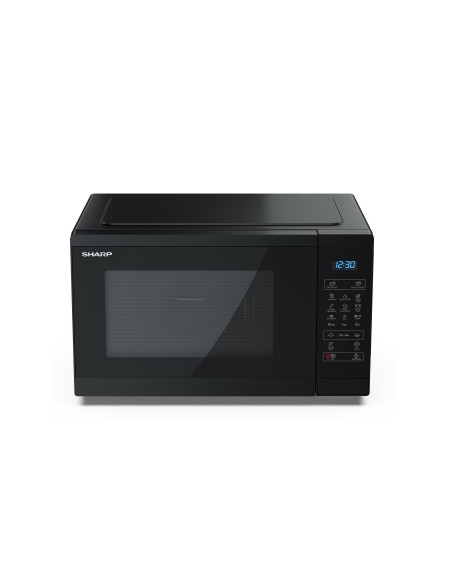 Sharp YC-MG252AE-B forno a microonde Superficie piana Microonde con grill 25 L 900 W Nero