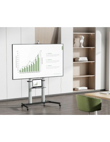 Equip 650631 Supporto TV a parete 2,54 m (100") Nero