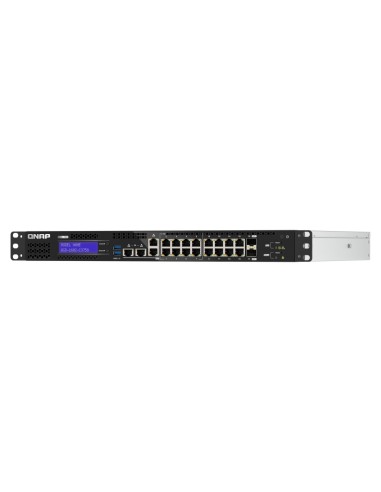 QNAP QGD-1602-C3758-16G switch di rete Gestito L2 2.5G Ethernet (100 1000 2500) Nero, Grigio