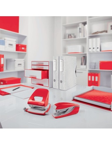 Leitz 55472026 cucitrice Punto standard Rosso