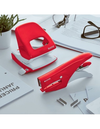 Leitz 55472026 cucitrice Punto standard Rosso