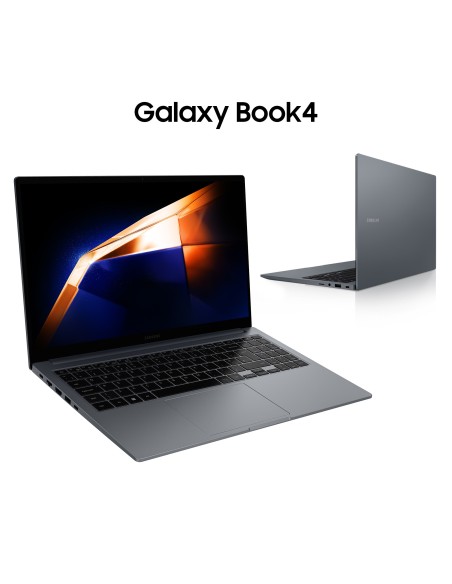 Samsung Galaxy Book4 Laptop, Intel® Core™ i5-1335U, 16GB RAM, 512GB SSD, 15.6" Super AMOLED, Windows 11 Home, Gray