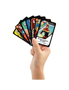 Games Uno Ultimate Marvel Gioco Di Carte Con 4 Carte Laminate Da Collezione  Black Panther, Captain Marvel, Iron Man E Thor 2
