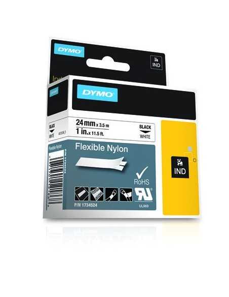 Dymo NASTRO DA 24X3.5M NYLON D1 RHINOPRO 1734524 0071701121868 MATERIALE DI CONSUMO