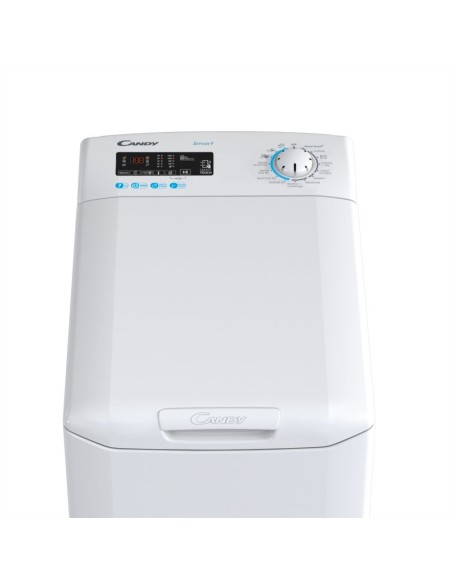 Candy Smart CSTG 27T2-11 lavatrice Caricamento dall'alto 7 kg 1200 Giri min Bianco