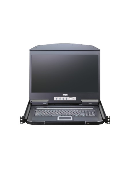ATEN CL3116 switch per keyboard-video-mouse (kvm) Montaggio rack Nero
