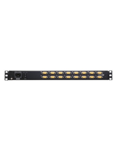 ATEN CL3116 switch per keyboard-video-mouse (kvm) Montaggio rack Nero