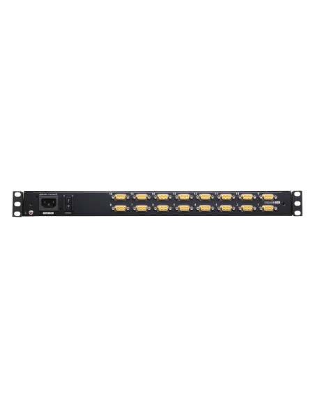 ATEN CL3116 switch per keyboard-video-mouse (kvm) Montaggio rack Nero