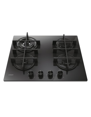 Candy Moderna CVG6BR4WTB Nero Da incasso 60 cm Gas 4 Fornello(i)