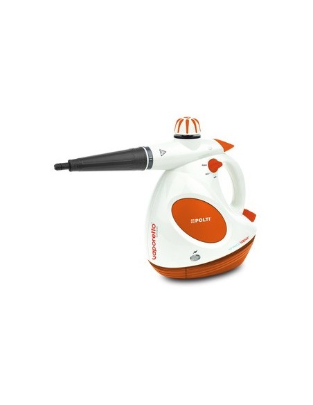 Polti Vaporetto Diffusion Pulitore a vapore portatile 0,5 L 1000 W Arancione, Bianco