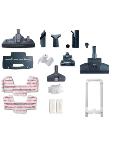 Polti MCV80 Pulitore a vapore cilindrico 0,8 L 2200 W Blu, Grigio