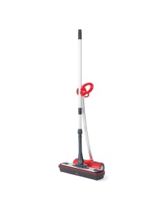Polti Moppy Red Scopa a vapore 0,7 L 1500 W Nero, Rosso