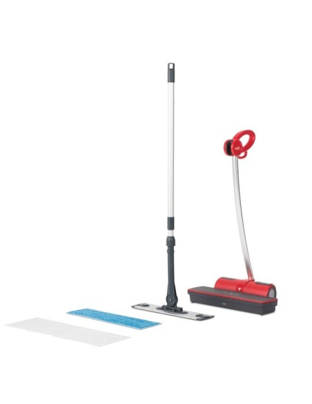 Polti Moppy Red Scopa a vapore 0,7 L 1500 W Nero, Rosso