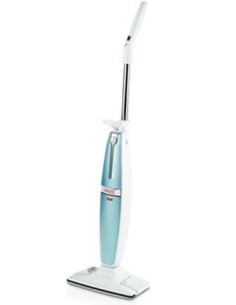 Polti Turbo Mop Scopa a vapore 0,6 L 800 W Blu, Bianco