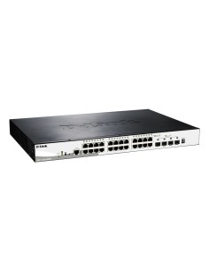 D-Link DGS-1510-28XMP Gestito L2 L3 Gigabit Ethernet (10 100 1000) Supporto Power over Ethernet (PoE) Nero, Grigio 2