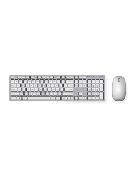 ASUS W5000 Wireless Keyboard and Mouse Set tastiera Mouse incluso Universale RF Wireless Bianco