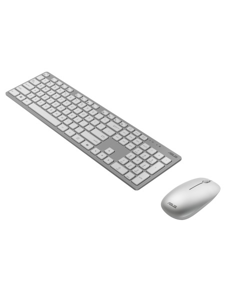ASUS W5000 Wireless Keyboard and Mouse Set tastiera Mouse incluso Universale RF Wireless Bianco