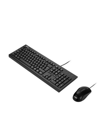 ASUS U2000 KEYBOARD+MOUSE BK IT tastiera Mouse incluso Universale USB Nero
